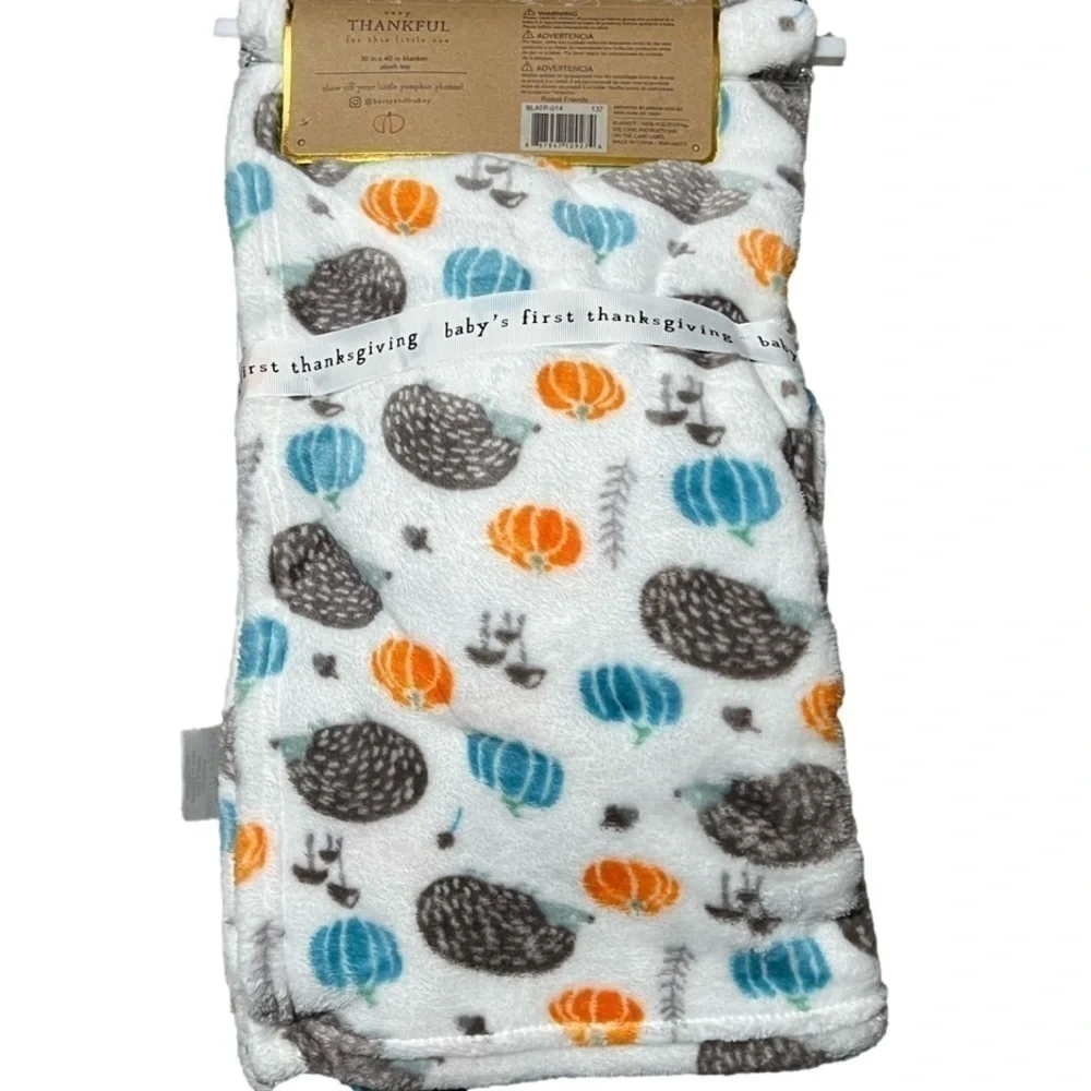 Very Thankful For This Little One 30 in x 40 in Blanket Plush Toy Baby’s First
